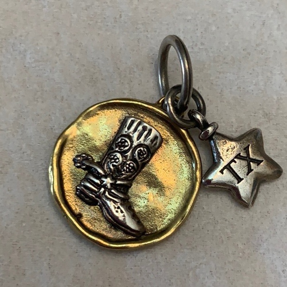 Waxing Poetic Deep in the Heart of Texas Pendant